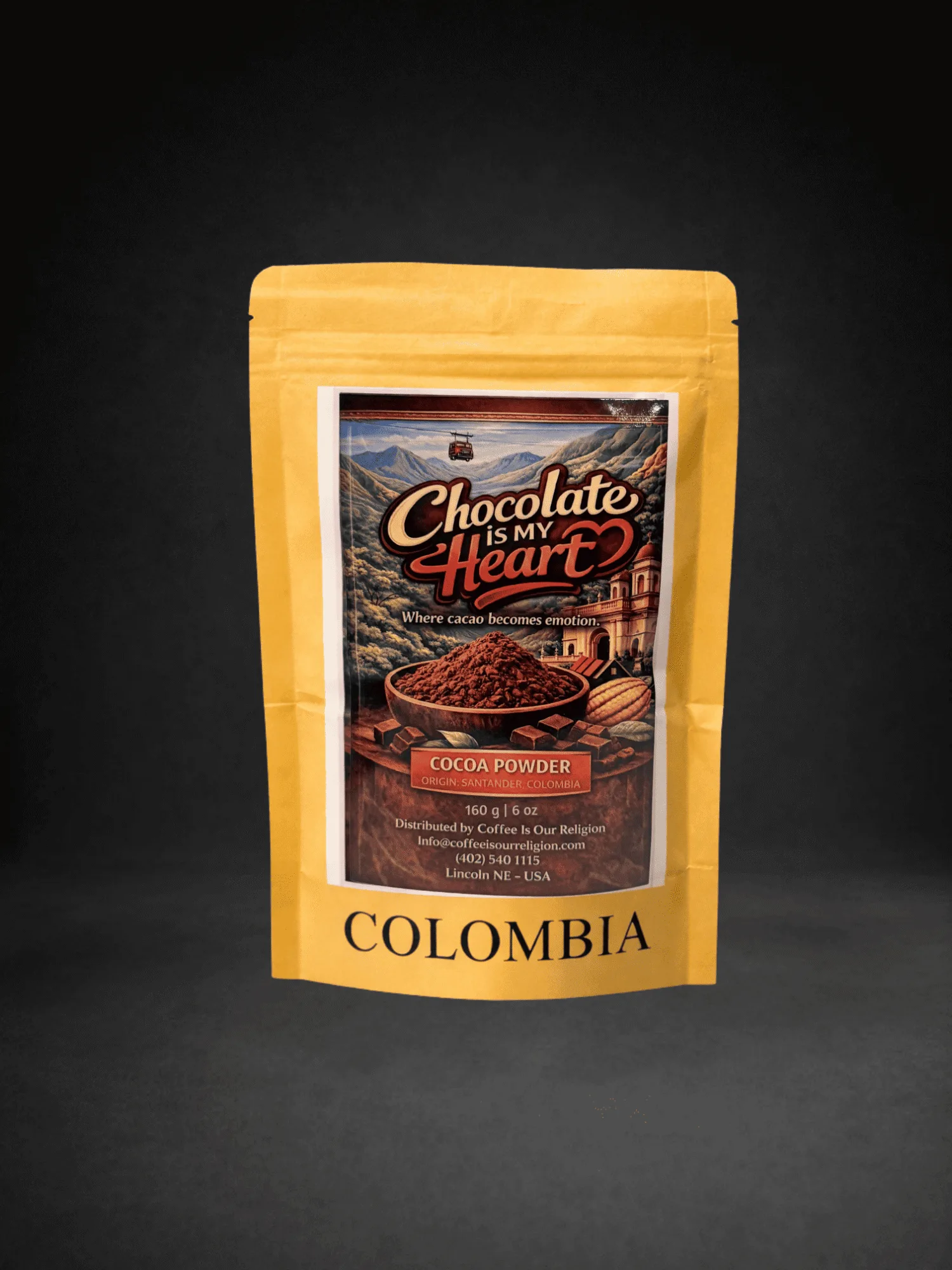 Organic Cacao Powder 160 g (5.6 oz)